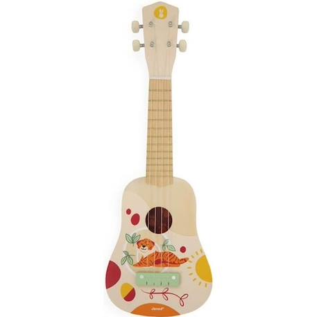 Ukulélé Sunshine JANOD - Jouet musical - Jeu de Cordes Supplémentaire - Dès 3 Ans BEIGE 1 - vertbaudet enfant 