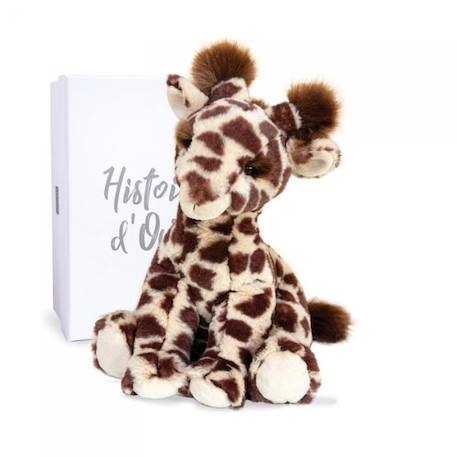 Peluche - DOUDOU ET COMPAGNIE - Lisi la girafe naturelle 30 cm - Souple et amusante MARRON 1 - vertbaudet enfant 