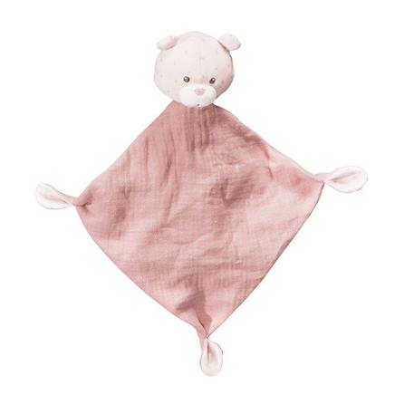 Doudou mouchoir en coton ROSE 1 - vertbaudet enfant 