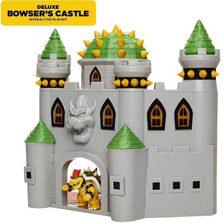 Playset Château de Bowser - JAKKS PACIFIC - Super Mario - Figurine de Bowser - Effets sonores - Mécanismes fonctionnels BEIGE 3 - vertbaudet enfant 