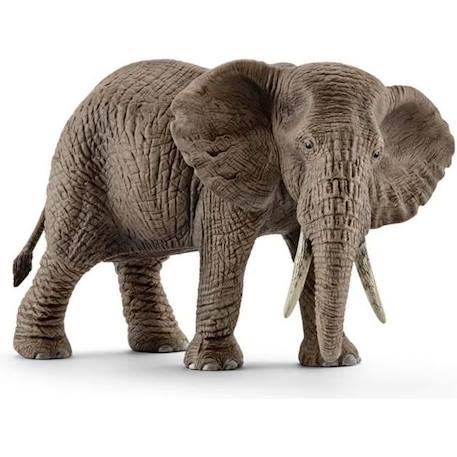 Figurine Schleich 14761 - Éléphant d'Afrique femelle - Gris - Personnage miniature GRIS 1 - vertbaudet enfant 