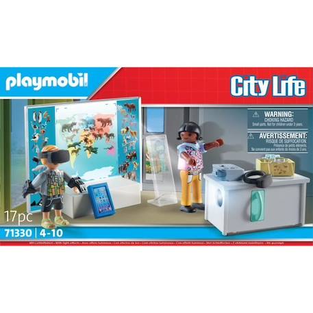 PLAYMOBIL - Classe avec réalité augmentée - City Life - L'école - 17 pièces BLEU 6 - vertbaudet enfant 