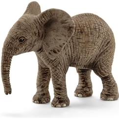 Jouet-Figurine Schleich 14763 - Éléphanteau d'Afrique - Personnage miniature pour enfant