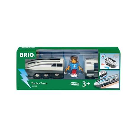 Brio - Train électrique Locomotive à piles Super Rapide BLANC 1 - vertbaudet enfant 