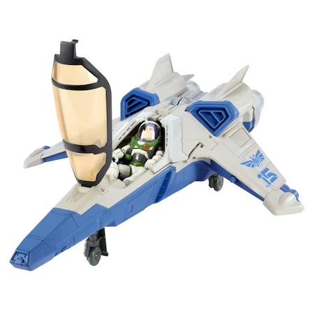 Figurine Buzz l'Éclair - Vaisseau XL-15 - Lightyear - MATTEL - Lance-projectiles - Jetpack - Figurine incluse BLANC 6 - vertbaudet enfant 