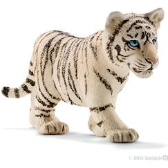 Jouet-Jeux d'imagination-Figurines, mini mondes, héros et animaux-Figurine SCHLEICH - Bébé Tigre Blanc - Personnage miniature pour enfant - Mixte