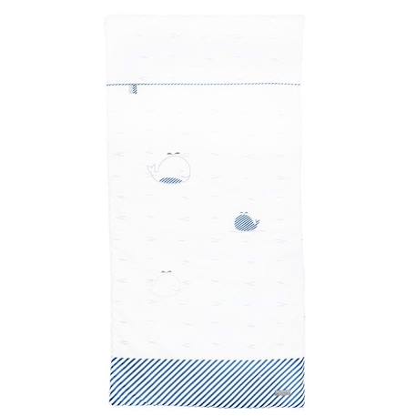 Edredon bébé en coton - SAUTHON - Blue Baleine - 120x60 cm - TOG: 3.0 BLANC 1 - vertbaudet enfant 