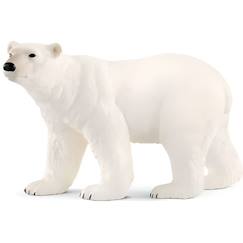 Jouet-Figurine SCHLEICH - Ours polaire - Animal sauvage - 10,5 x 7,5 x 5,5 cm
