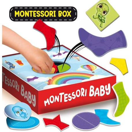 Baby Collection - jeux d'apprentissage - basé sur la méthode Montessori - LISCIANI BLEU 3 - vertbaudet enfant 