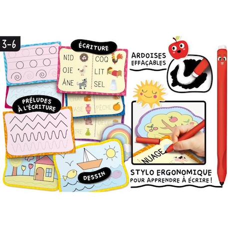 Stylo ergonomique - Montessori Pen Super Ecole d'écriture - LISCIANI BLEU 4 - vertbaudet enfant 