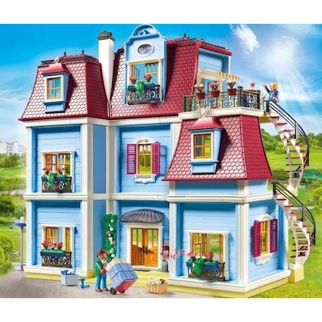 PLAYMOBIL - 70205 - Dollhouse La Maison Traditionnelle - Grande Maison Traditionnelle ROSE 3 - vertbaudet enfant 