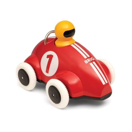 Voiture de course Push & Go Rouge - BRIO - 30226 - Système à rétrofriction - Jouet Premier âge ROUGE 2 - vertbaudet enfant 