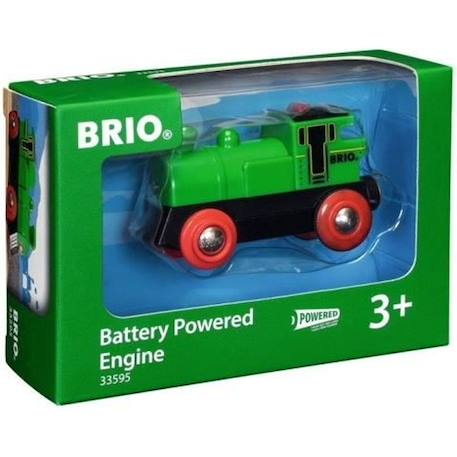 Locomotive à pile bi-directionnelle verte BRIO - Circuit de train en bois - Ravensburger - Dès 3 ans VERT 1 - vertbaudet enfant 