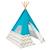 KIDKRAFT - Tipi moderne Turquoise - Tente de jeu BLEU 2 - vertbaudet enfant 