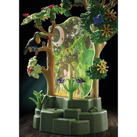 PLAYMOBIL - 71009 - Wiltopia - Forêt tropicale avec veilleuse - Jouet écologique pour enfant de 4 ans et plus VERT 2 - vertbaudet enfant 