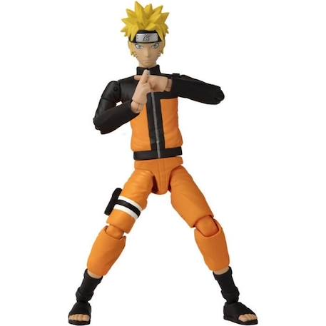 Figurine Anime Heroes Naruto Uzumaki 17 cm - BANDAI - Collectionnez toutes les figurines Anime Heroes de Bandai ORANGE 3 - vertbaudet enfant 