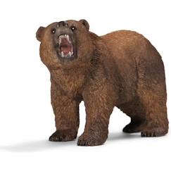 Figurine Ours Grizzly - SCHLEICH - Couleur Beige - Pour Enfant de 3 ans et plus - Intérieur  - vertbaudet enfant