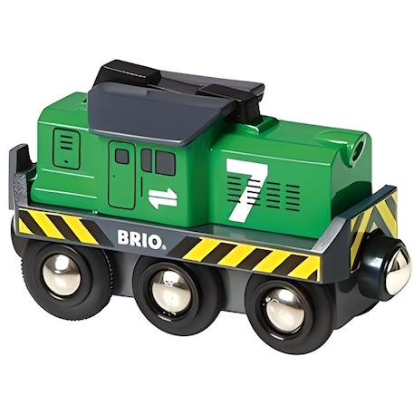 Locomotive de Frêt à Pile - BRIO - Mixte - Vert - A partir de 3 ans VERT 1 - vertbaudet enfant 