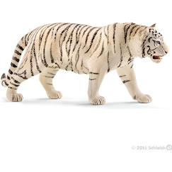 Jouet-Jeux éducatifs-Schleich Figurine 14731 - Animal de la savane - Tigre blanc mâle