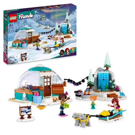 LEGO® Friends 41760 Les Vacances en Igloo - Jouets d'Hiver avec Chiens de Traîneau - Mixte - 8 ans et plus BLEU 1 - vertbaudet enfant 