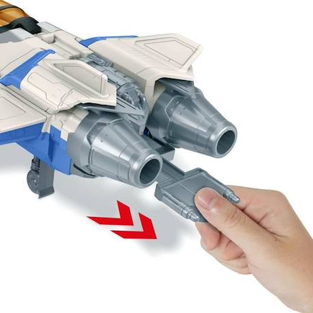 Figurine Buzz l'Éclair - Vaisseau XL-15 - Lightyear - MATTEL - Lance-projectiles - Jetpack - Figurine incluse BLANC 5 - vertbaudet enfant 