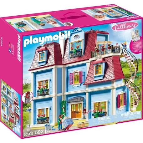 PLAYMOBIL - 70205 - Dollhouse La Maison Traditionnelle - Grande Maison Traditionnelle ROSE 1 - vertbaudet enfant 