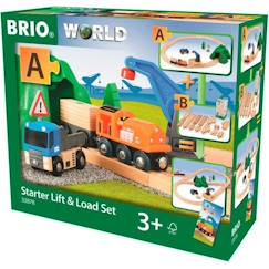 Brio World Circuit Transport de Fret - Coffret complet 19 pièces - Circuit de train en bois - Ravensburger - Mixte dès 3 ans -  - vertbaudet enfant