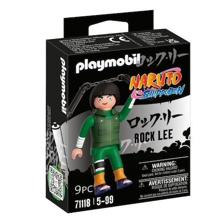 PLAYMOBIL - 71118 - Figurine Rock Lee de Naruto Shippuden VERT 1 - vertbaudet enfant 