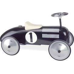 Jouet-Premier âge-Bascules, chariots de marche, trotteurs et porteurs-Porteur voiture vintage noir - VILAC - Pour enfants de 18 mois à 20 kg