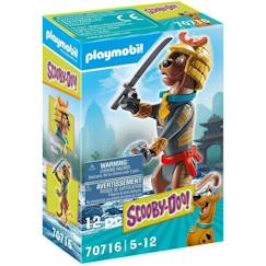 Jouet-Jeux d'imagination-PLAYMOBIL - 70716 - SCOOBY-DOO Samurai - Licence Scooby Doo - Pour Enfant - Bleu - A partir de 5 ans