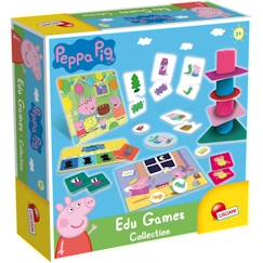 Jouet-Jeux éducatifs-Lire, écrire, compter et heure-Collection de jeux éducatifs - Peppa Pig - Edu games collection - LISCIANI