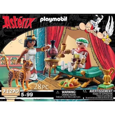 PLAYMOBIL - 71270 - Astérix : César et Cléopâtre BLEU 4 - vertbaudet enfant 