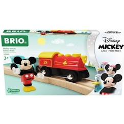 Jouet-Jeux d'imagination-Train à pile Mickey Mouse - BRIO - Ravensburger - Dès 3 ans - 32265