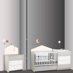 Stickers muraux - Sauthon - Timouki - Pour chambre d'enfant - Gris  - vertbaudet enfant