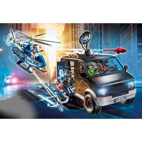 Camion de bandits et policier PLAYMOBIL City Action - Bleu - Mixte - A partir de 4 ans BLEU 2 - vertbaudet enfant 