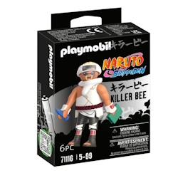 Jouet-Jeux d'imagination-Figurines, mini mondes, héros et animaux-PLAYMOBIL - Naruto Shippuden - Killer B - Figurine avec accessoires - Jouet pour enfant à partir de 5 ans