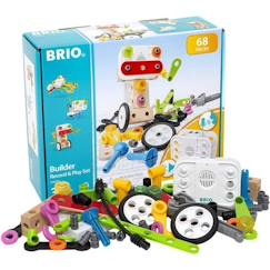 Jouet-Jeux d'imagination-BRIO Builder - 34592 - Coffret Builder et enregistreur de voix - Mixte à partir de 3 ans