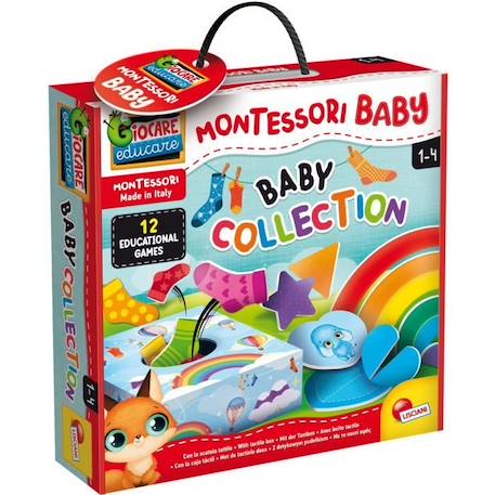 Baby Collection - jeux d'apprentissage - basé sur la méthode Montessori - LISCIANI BLEU 1 - vertbaudet enfant 