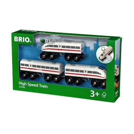 Train en bois TGV avec Son BRIO - Mixte dès 3 ans - Ravensburger - 33748  blanc - Brio