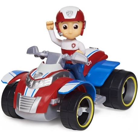 Véhicule Pat' Patrouille avec figurine Ryder - 15 cm - PAW PATROL - Rouge ROUGE 1 - vertbaudet enfant 