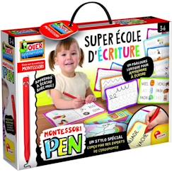 Jouet-Jeux éducatifs-Lire, écrire, compter et heure-Stylo ergonomique - Montessori Pen Super Ecole d'écriture - LISCIANI