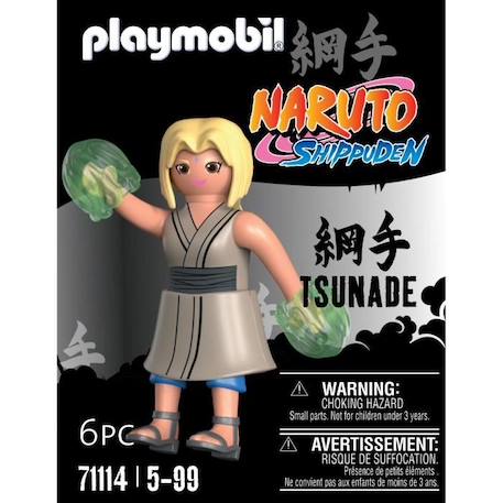 Figurine PLAYMOBIL Tsunade - Naruto Shippuden - Blanc - 6 pièces - A partir de 5 ans BLANC 3 - vertbaudet enfant 