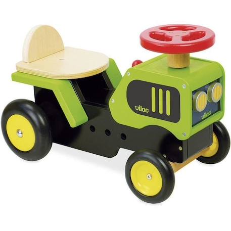 Porteur Tracteur pour enfant en bois - VILAC - 4 roues - Vert - 18 mois VERT 1 - vertbaudet enfant 