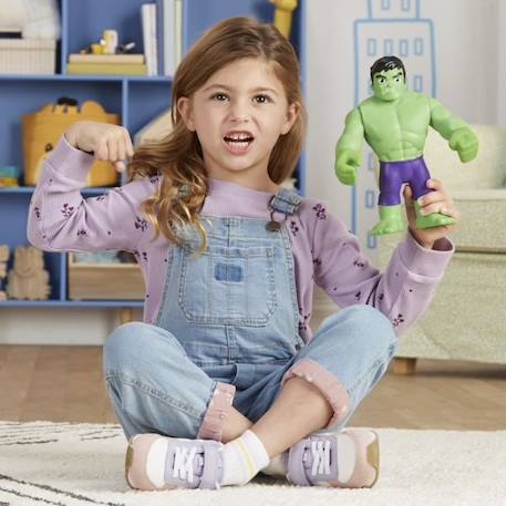 Figurine géante Hulk de 22,5 cm - Marvel Spidey et ses Amis Extraordinaires - HASBRO ROUGE 3 - vertbaudet enfant 