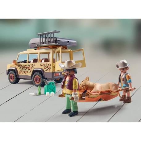 PLAYMOBIL - 71293 - Wiltopia - Explorateurs avec véhicule tout terrain - 98 pièces BLEU 4 - vertbaudet enfant 