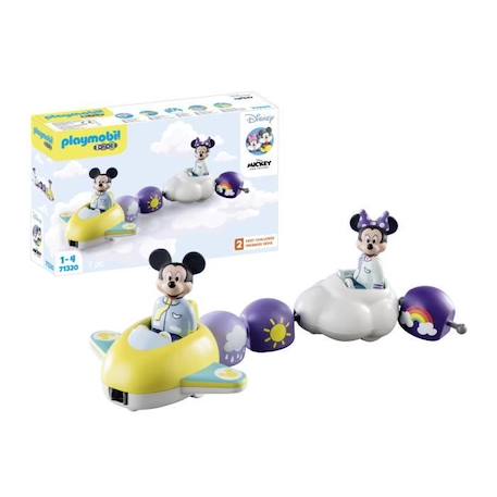 Train des nuages de Mickey et Minnie - PLAYMOBIL 1.2.3 - Disney - 7 pièces BLEU 3 - vertbaudet enfant 