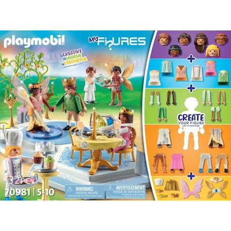 PLAYMOBIL - 70981 - My Figures: Bal enchanté - Figures - Crée ton personnage unique et coloré BLEU 6 - vertbaudet enfant 