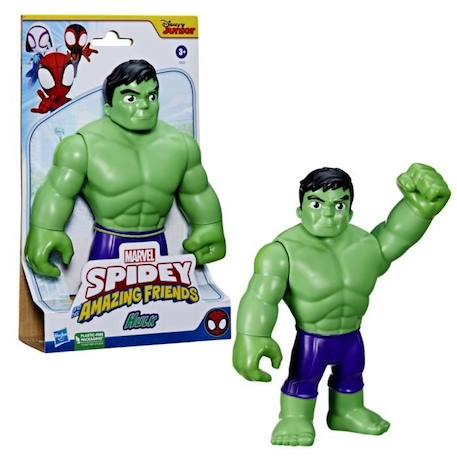Figurine géante Hulk de 22,5 cm - Marvel Spidey et ses Amis Extraordinaires - HASBRO ROUGE 1 - vertbaudet enfant 