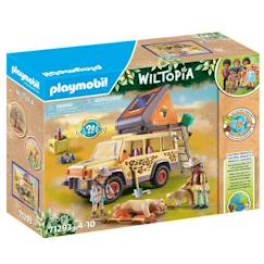 Jouet-Jeux d'imagination-PLAYMOBIL - 71293 - Wiltopia - Explorateurs avec véhicule tout terrain - 98 pièces