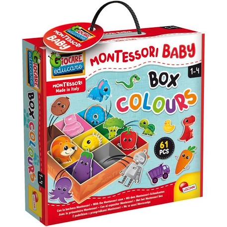 Box Colours - jeux d'apprentissage - basé sur la méthode Montessori - LISCIANI BLEU 1 - vertbaudet enfant 